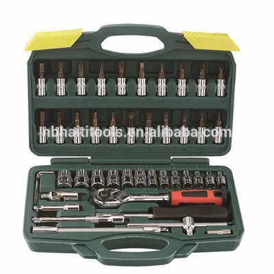 1/4" DR. 46PCS MINI SOCKET SET HAND TOOL SET 6.3mm